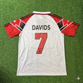 1997 Edgar Davids #7 AC Milan Away Retro Football Jersey – Back View