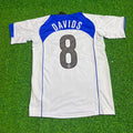 2004/05 Edgar Davids Inter Milan Retro White Football Jersey – Back View