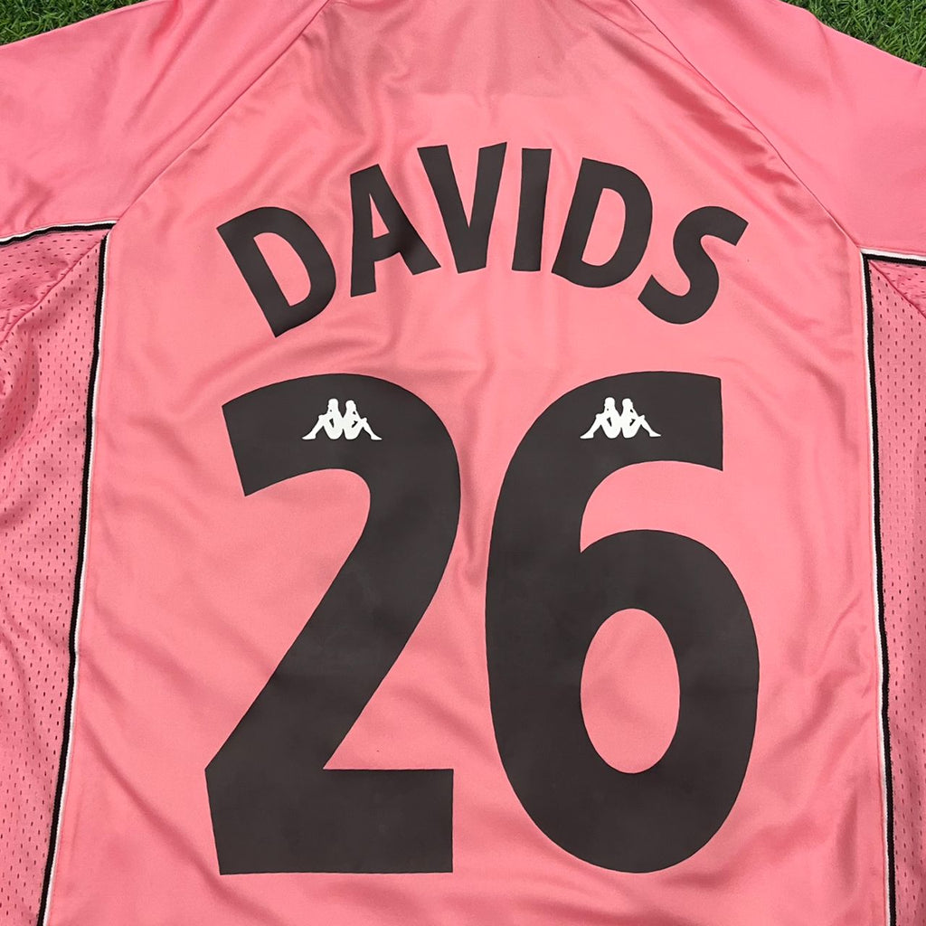 Edgar Davids – Juventus 1996/98 Retro Pink Kit Jersey – | | – Detailed View