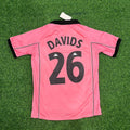 Edgar Davids – Juventus 1996/98 Retro Pink Kit Jersey – | | – Back View