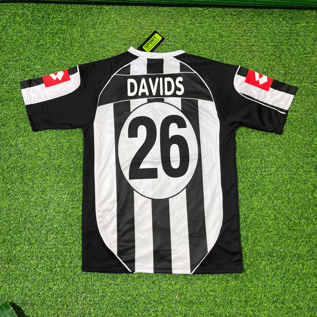 2002 Edgar Davids Juventus 2003 Retro Football Jersey – Detailed View