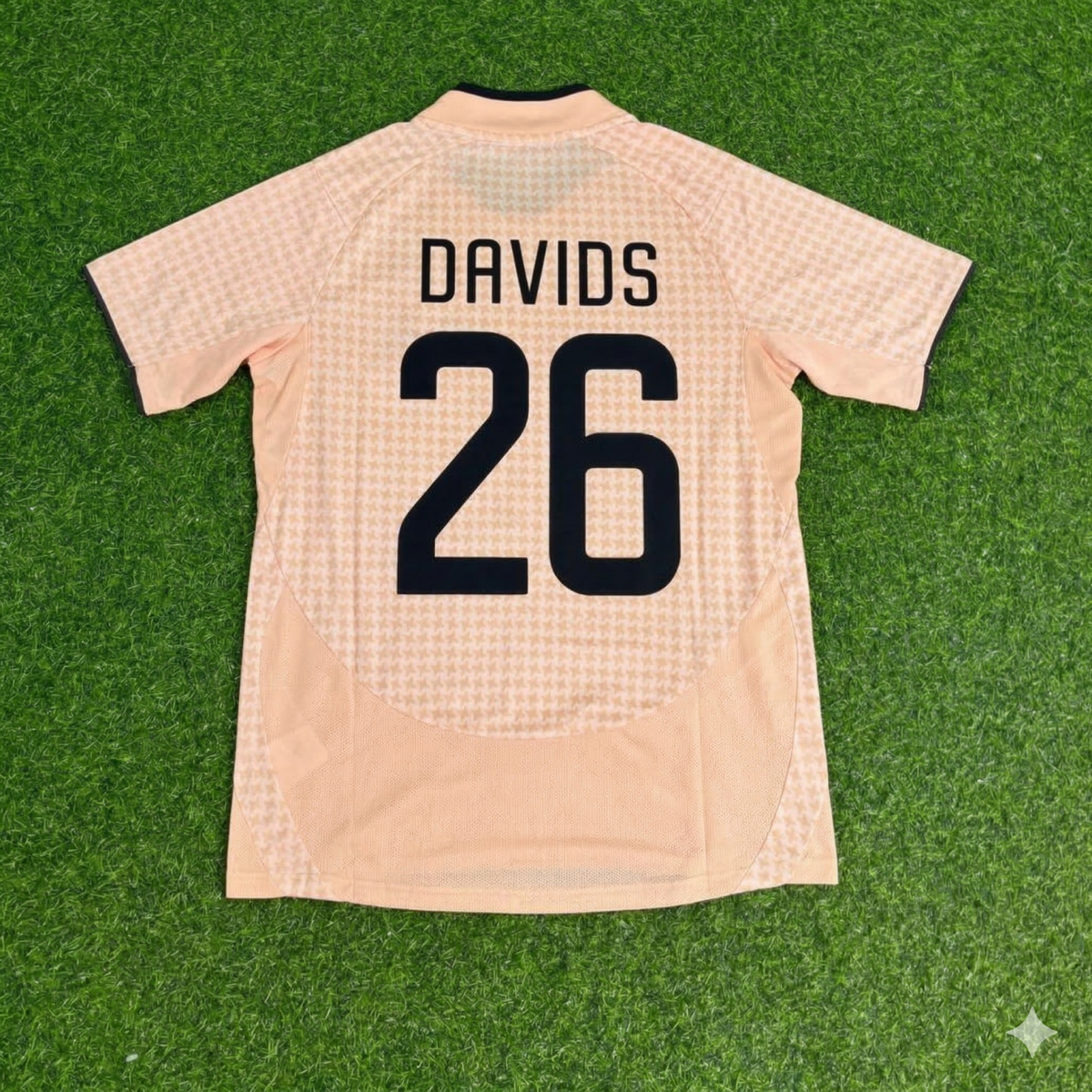Juventus 2003/2004 Away Retro Football Jersey – Edgar Davids 26 – Back View