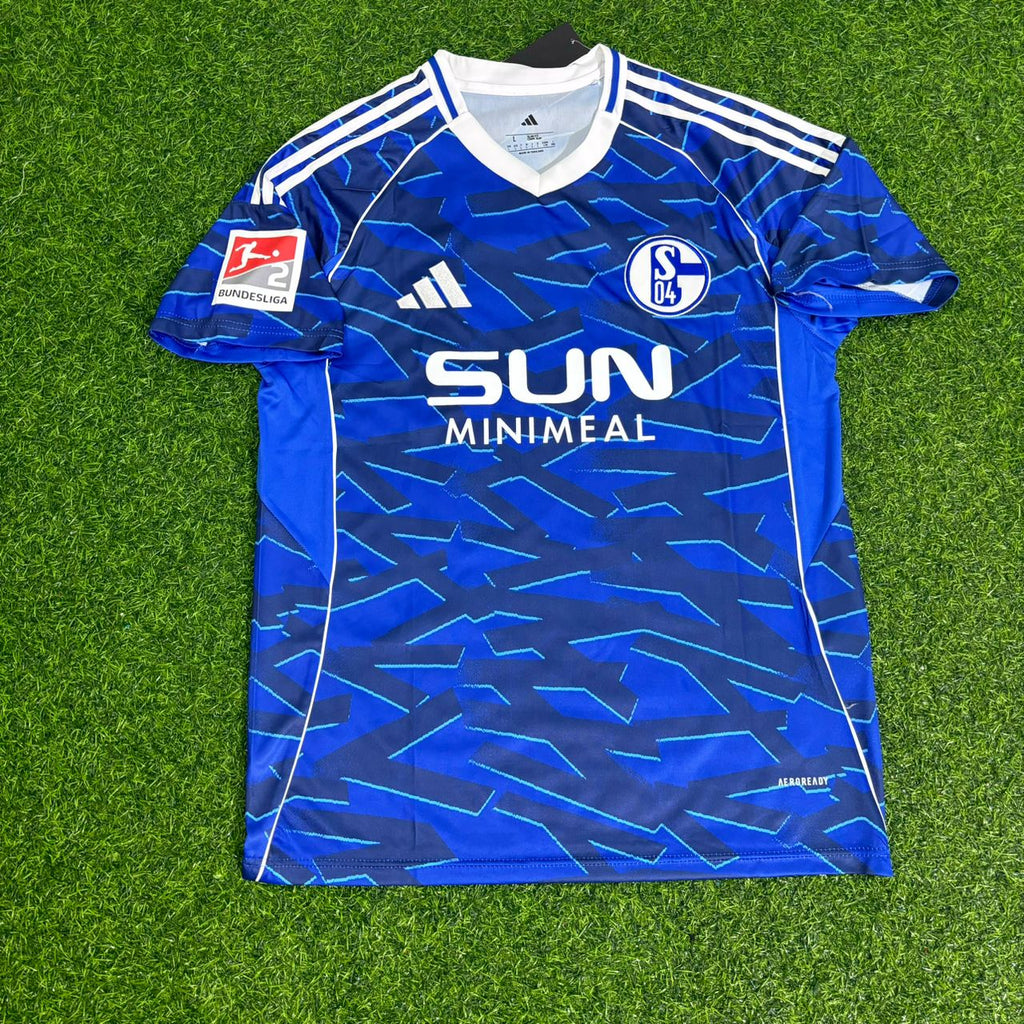 Schalke 04 Kids 2026 New Season Football Jersey – Edin Dzeko 10 – 4