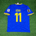 Edin Džeko Bosnia and Herzegovina 2026 World Cup Blue Football Jersey – Back View