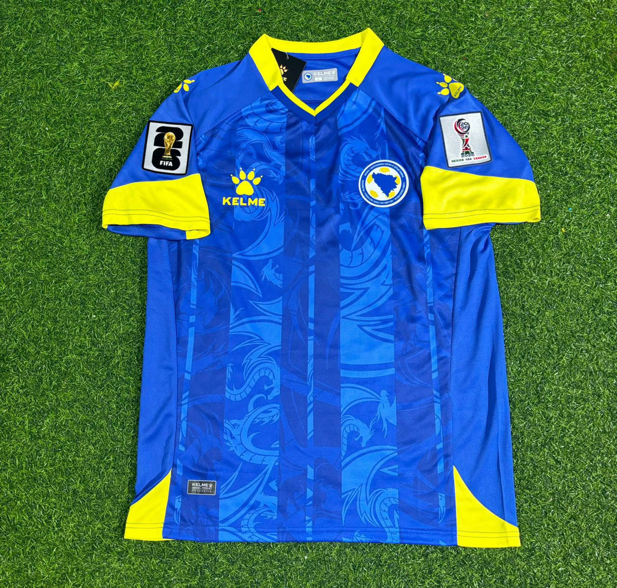Sead Kolasinac Bosnia and Herzegovina 2026 World Cup Home Football Jersey – Front View