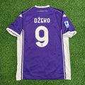 2025/26 Edin Džeko Fiorentina Home Football Jersey Collection – Back View