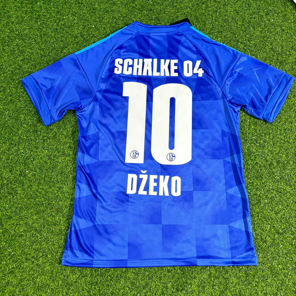 2027 Edin Džeko Schalke 04 Football Jersey – Back View