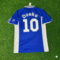 Schalke 04 Blaues Heimtrikot Retro – Edin Dzeko FC – Back View