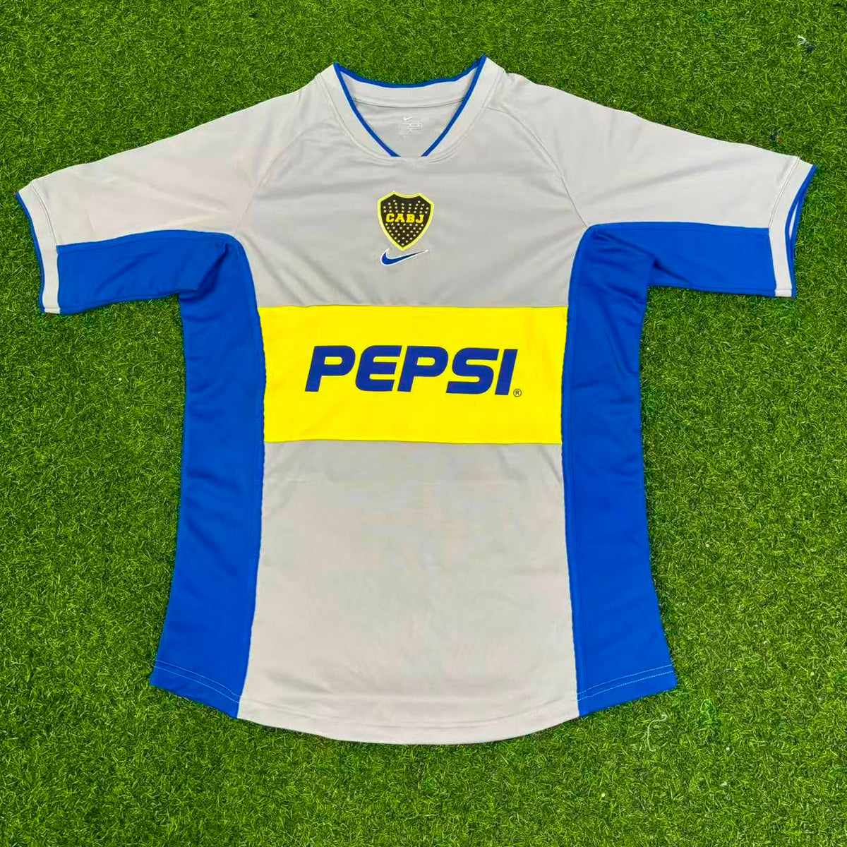 Boca Juniors Away Retro Football Jersey – Edinson Cavani – Front View