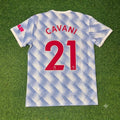 Manchester United 2021-2022 Final Season Away Retro Football Jersey – Edinson Cavani – Back View