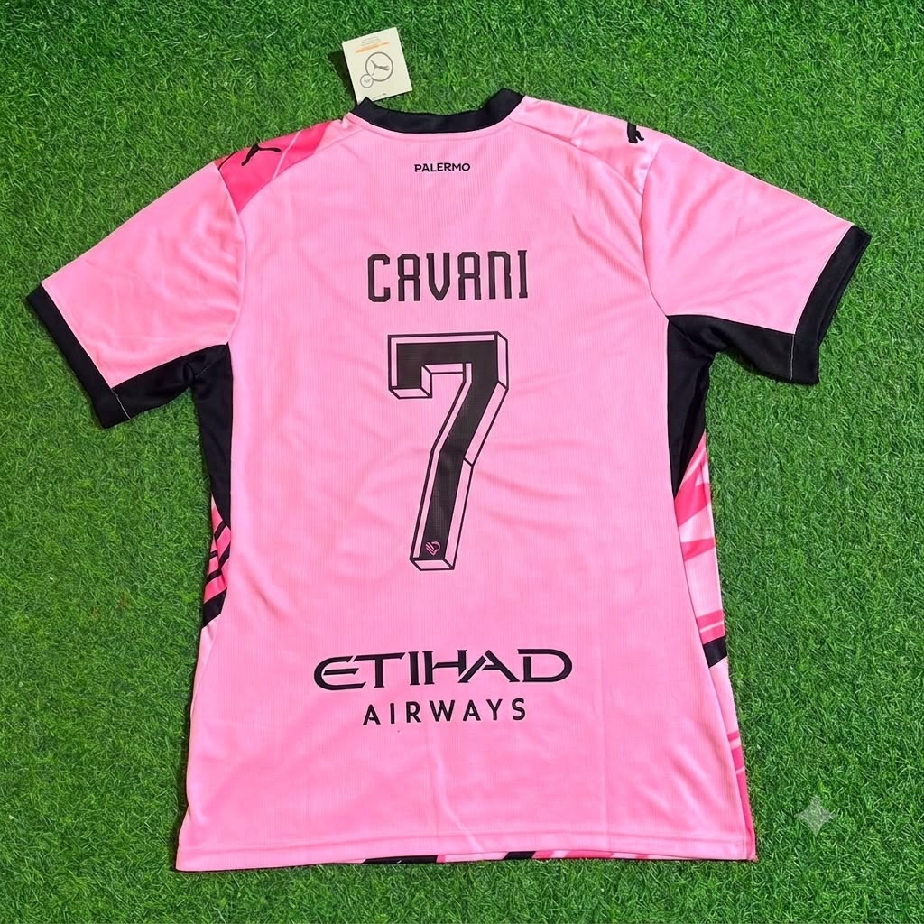 Edinson Cavani Palermo Special Football Jersey – Back View