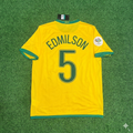 Edmilson #5 Brazil 2006 World Cup Jersey – Back View