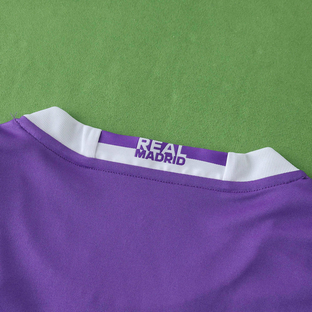 Real Madrid C.F. 2016-2017 Season Kids Away Retro Football  Jersey Trikot Maillot V6