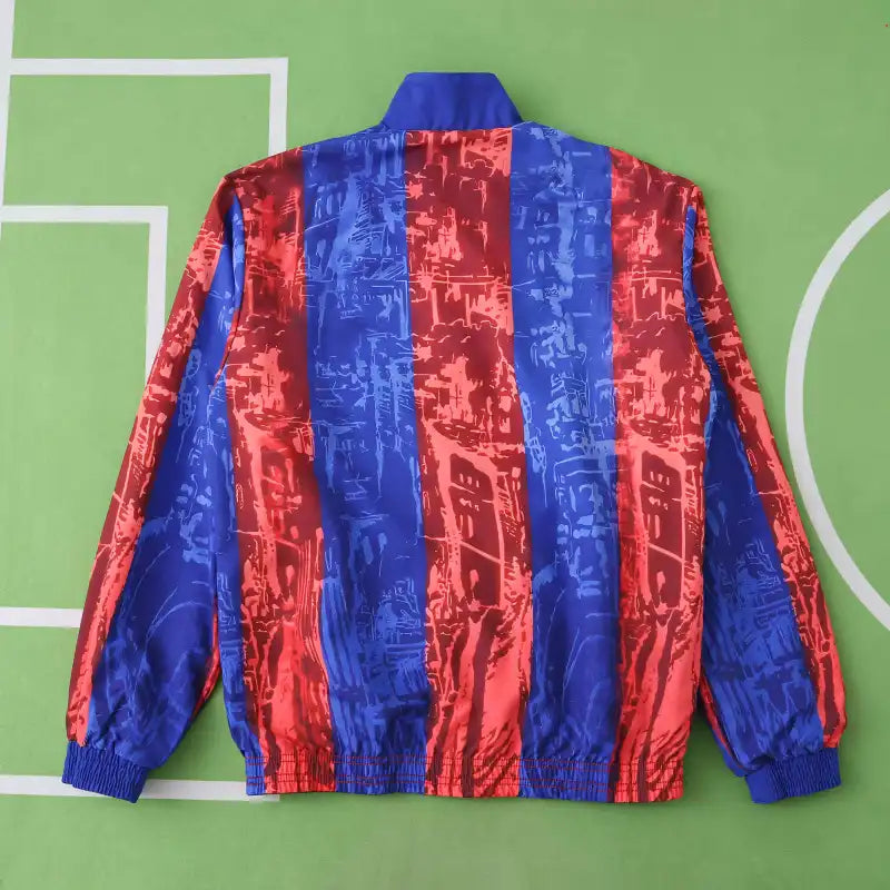 Barcelona 2025-26 New Season Both Sides Football Windbreaker Windjacke – Front View