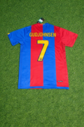2006/07 Eidur Gudjohnsen Barcelona Home Retro Football Jersey – Back View