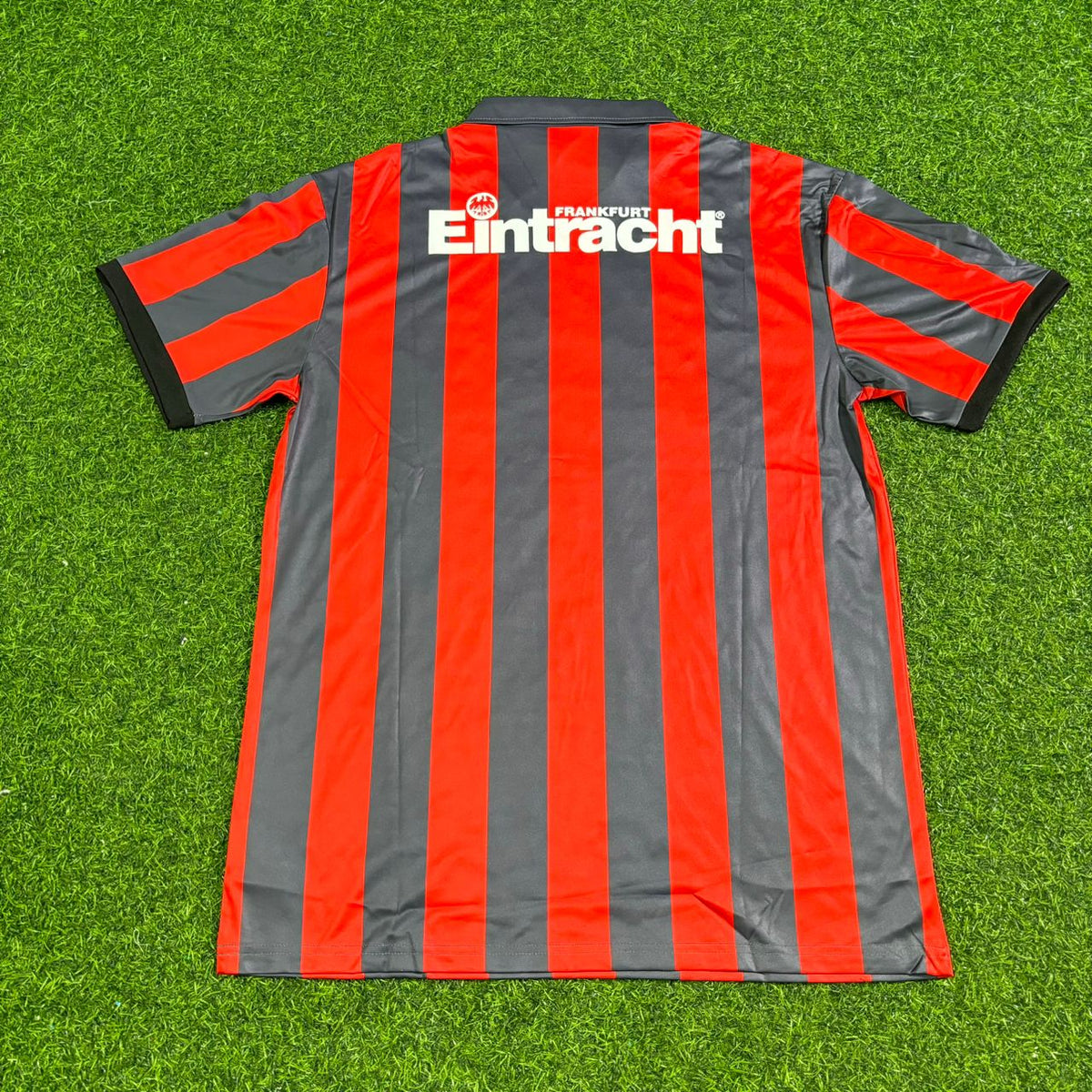 Eintracht Frankfurt 1991/1992 Saison Heim Retro – Back View