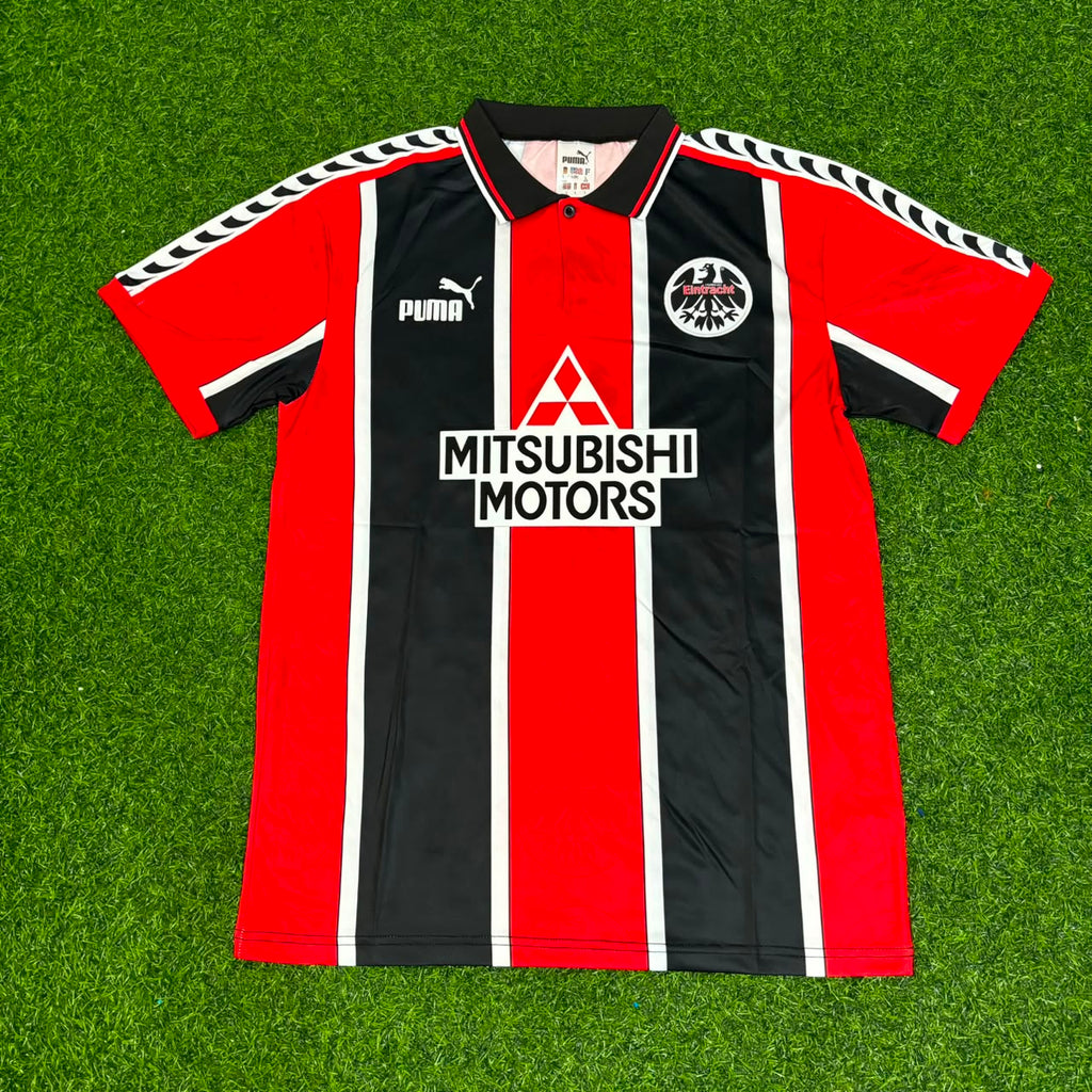1996/97 Eintracht Frankfurt Saison Heim Retro Fußballtrikot Jersey – Front View