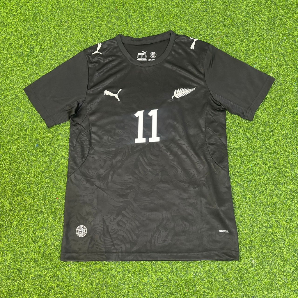 Elijah Just New Zealand World Cup 2026 Away Football Jersey Shirt – Front View