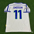 1998 Brazil World Cup Emerson #11 Retro Football Jersey – Back View