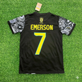 Brazil Iconic Retro Football Jersey – Emerson – Back View