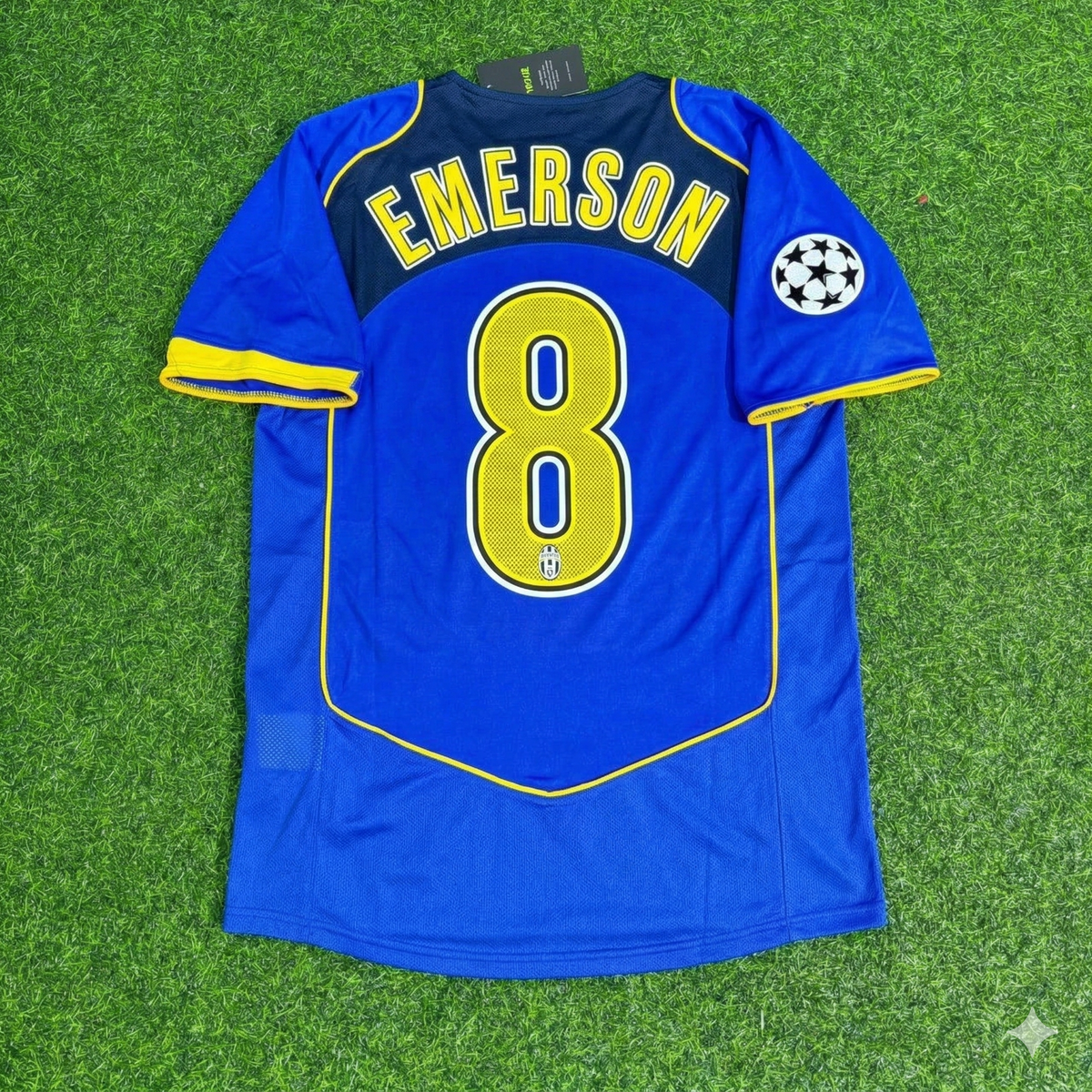 Juventus 2004-2005 Blue Retro Jersey | Kit | | – Emerson – Back View