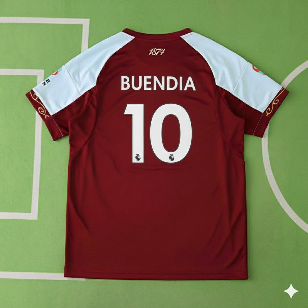 2026 Emiliano Buendía 10- Aston Villa Away Football Jersey – Back View