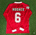 Emlyn Hughes Liverpool Long Sleeve Retro Football Jersey – Back View