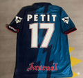 Arsenal Retro 1998 Season Retro Jersey – Emmanuel Petit – Back View