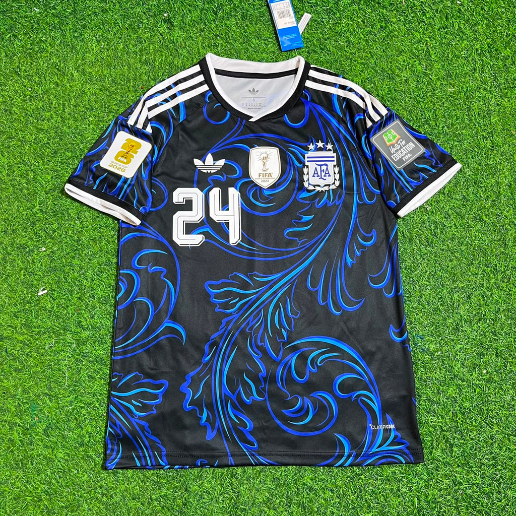 Argentina 2026 World Cup New Season Football Jersey – Enzo Fernández #24 – Front View