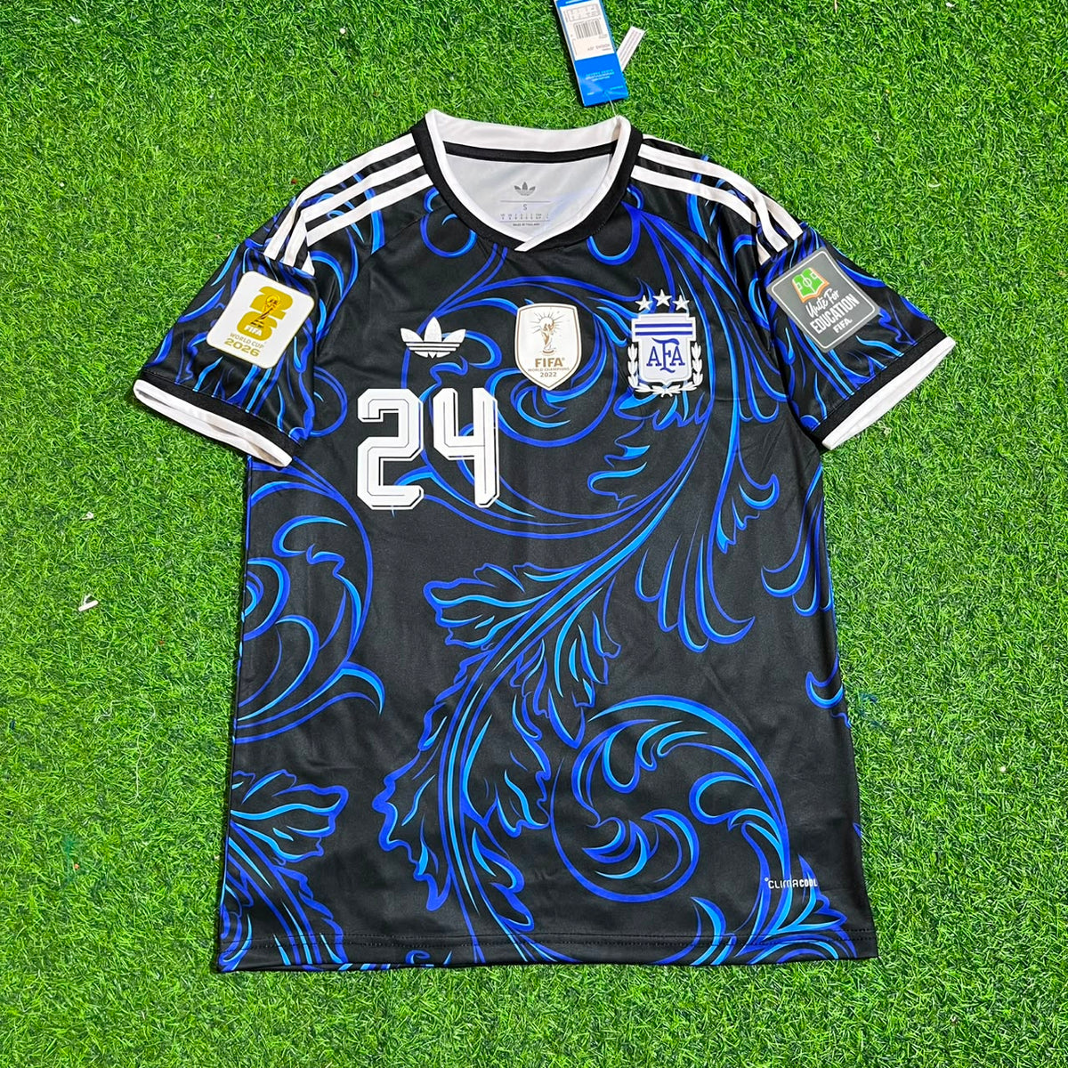 Argentina 2026 World Cup New Season Football Jersey – Enzo Fernández #24 – Front View