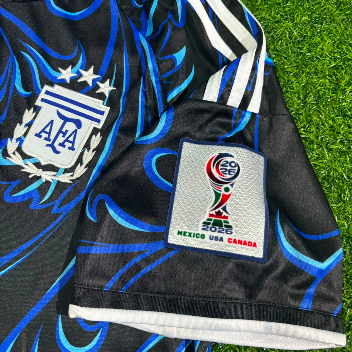 Argentina 2026 World Cup New Season Football Jersey – Enzo Fernández #24 – Detailed View