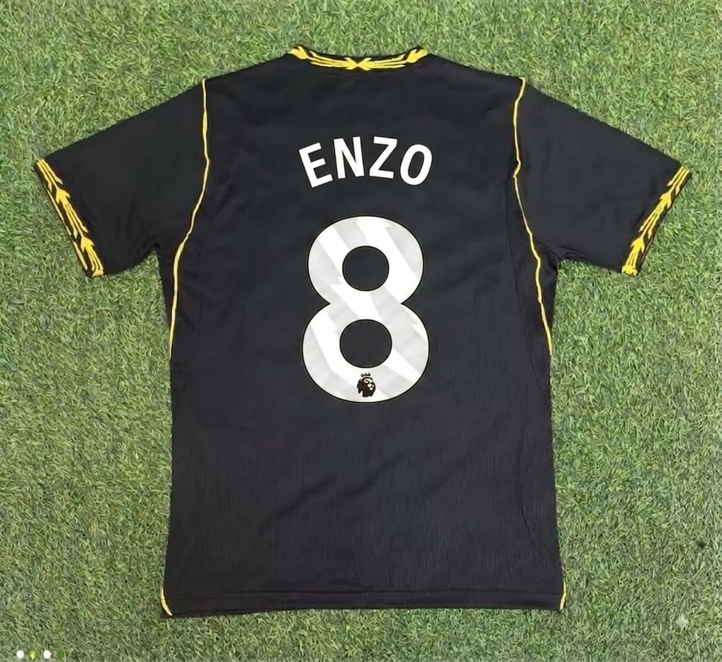 Enzo Fernandez Chelsea Away 2027 New Season Football Jersey – Back View