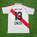 Enzo Fernandez River Plate Retro Home Football Jersey – Back View