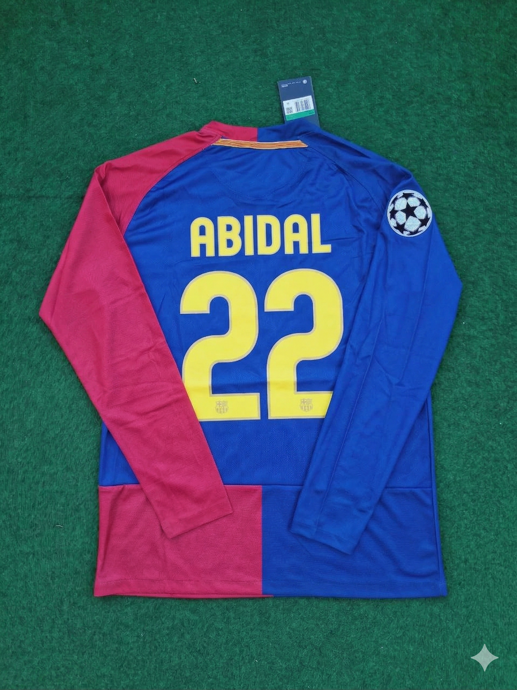 Barcelona 2009 Champions League Final Retro Jersey – Eric Abidal – Back View