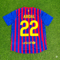 2011/12 Eric Abidal Barcelona Retro Home Football Jersey – Back View
