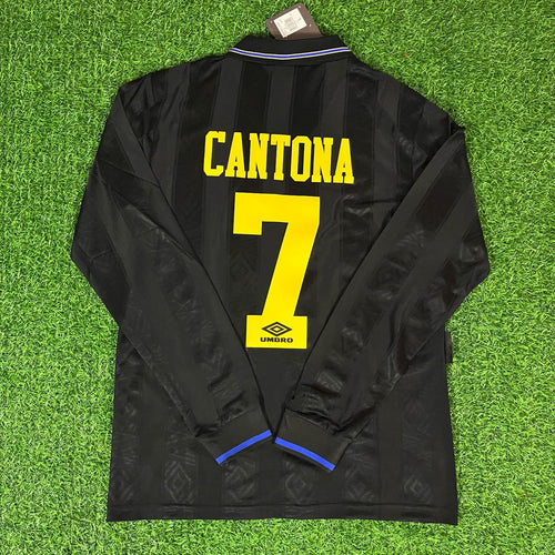 1992/93 Manchester United Retro Retro Football Jersey – Eric Cantona – Back View