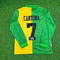 Manchester United 1992 1994 Retro Retro Football Jersey – Eric Cantona – Back View