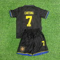 Eric Cantona Manchester United Retro Kids Football Jersey – Back View