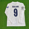 Erling Haaland #9 Manchester City 2026-27 Third New Season Long Sleeve Champions League Patch Jersey – Back View