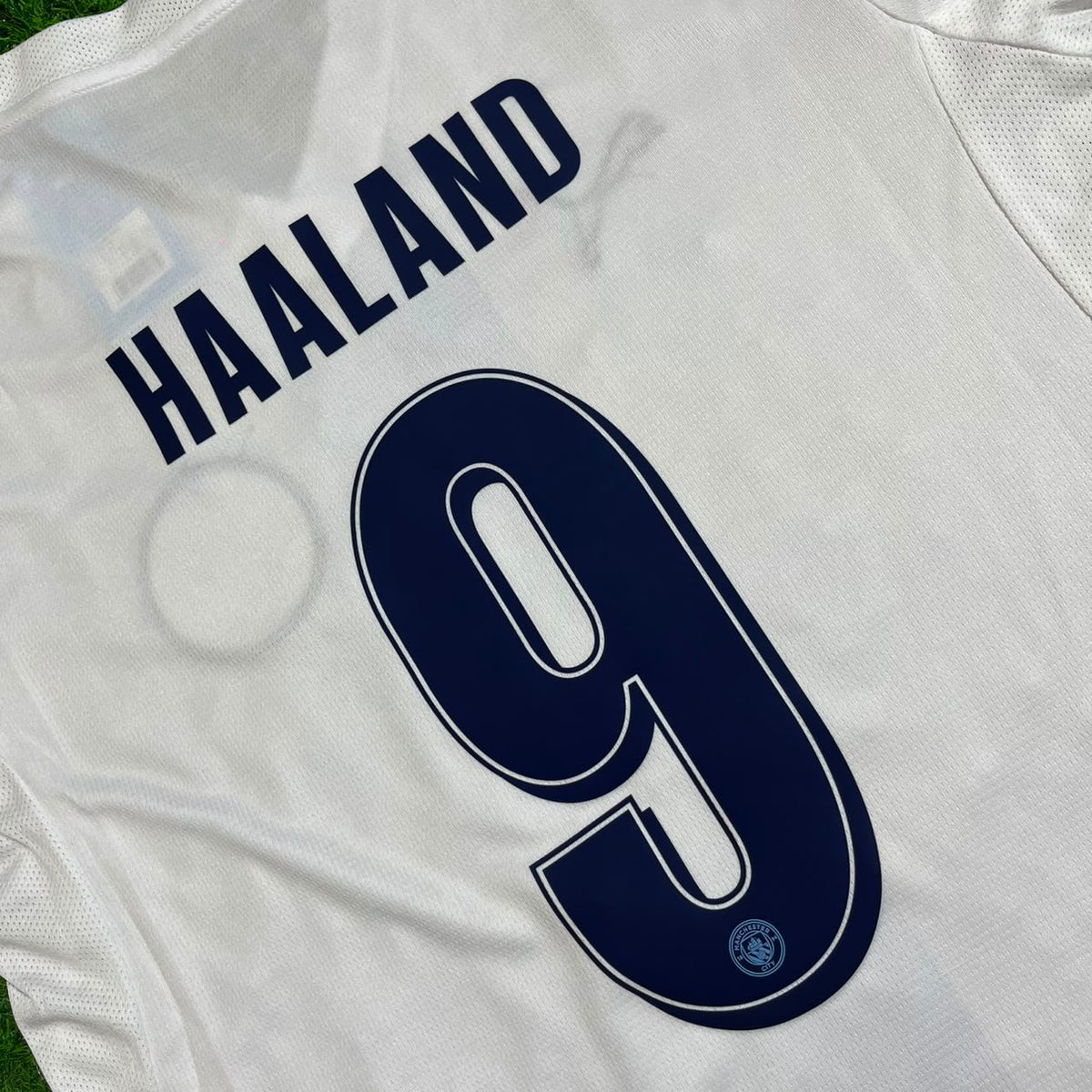 Erling Haaland #9 Manchester City 2026-27 Third New Season Long Sleeve Champions League Patch Jersey – Detailed View