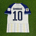 Ermedin Demirovic Bosnia and Herzegovina 2026 World Cup White Football Jersey – Back View