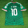 2026 Mexico World Cup Ernesto Alexis Vega Home Green Football Jersey – Back View