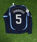 Argentina 2006 World Cup Long Sleeve Retro Football Jersey – Esteban Cambiasso – Back View