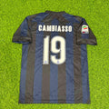 Esteban Cambiasso Inter Milan 2013–2014 Home Retro Football Jersey – Back View