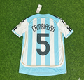 Argentina 2006 World Cup Retro Soccer Jersey – Esteban Cambiasso – Back View