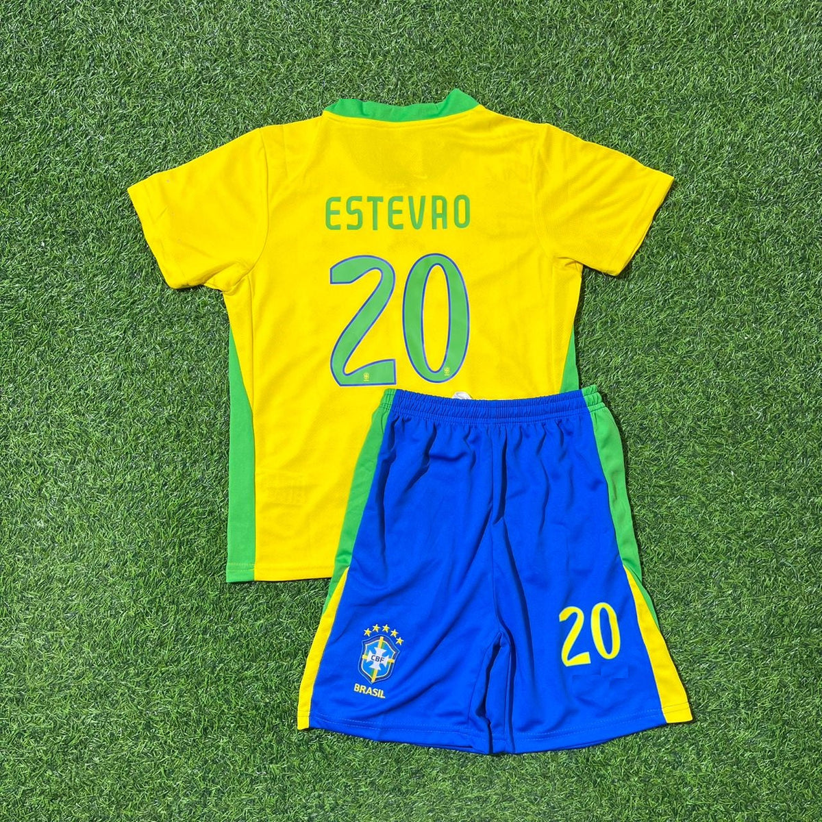 Brazil New Season Football Jersey – Estevão – Back View