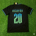 Brazil Retro Football Jersey – Estevao – Back View