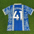 Chelsea 2027 Blue-White Jersey – Estêvão – Back View