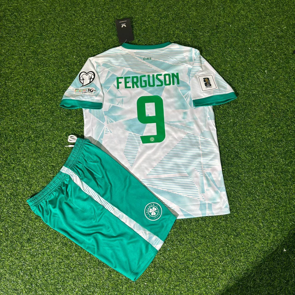 Ireland Éire 2026 World Cup Kids Football Jersey – Evan Ferguson – Back View