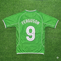 Ireland Retro Green Football Jersey – Evan Ferguson – Back View